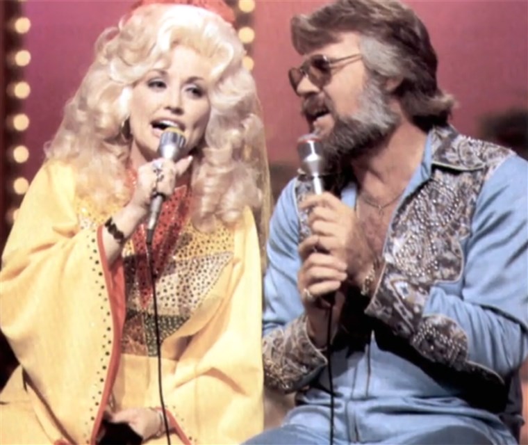 肯尼 Rogers and Dolly Parton