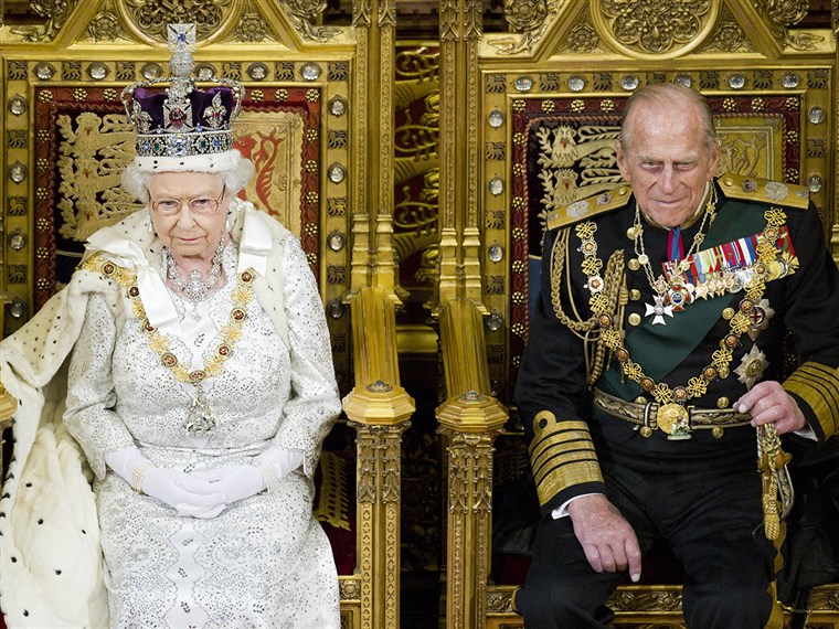 图片： Queen Elizabeth II and Prince Philip