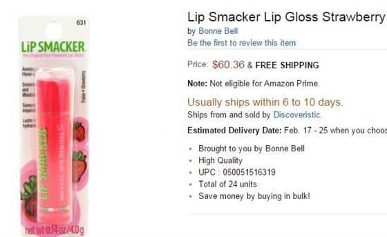 流行 Lip Smacker flavors shot up to $60 on Amazon after news the brand would be sold.
