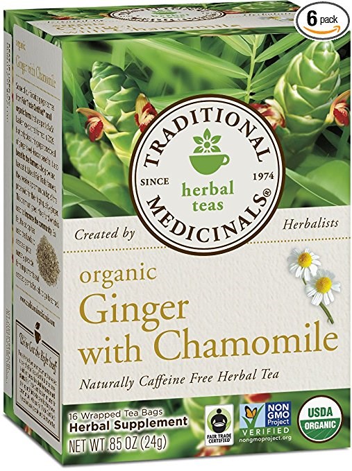 生姜 chamomile tea