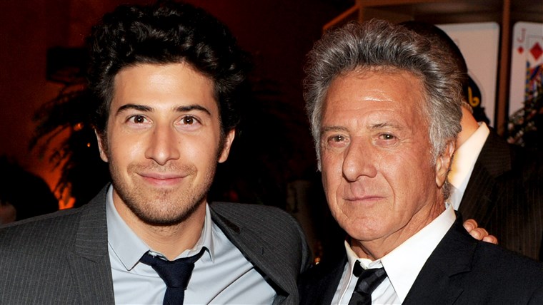 Herci Jake Hoffman and his father Dustin Hoffman