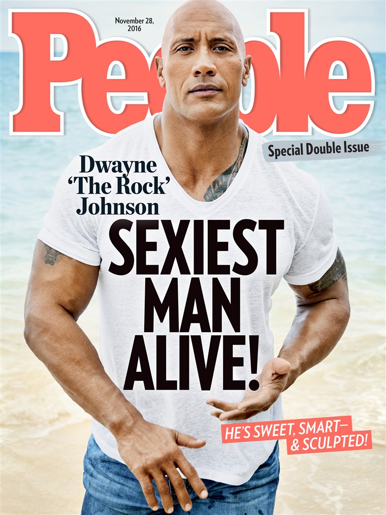 دواين Johnson People Magazine Sexiest Man Alive cover