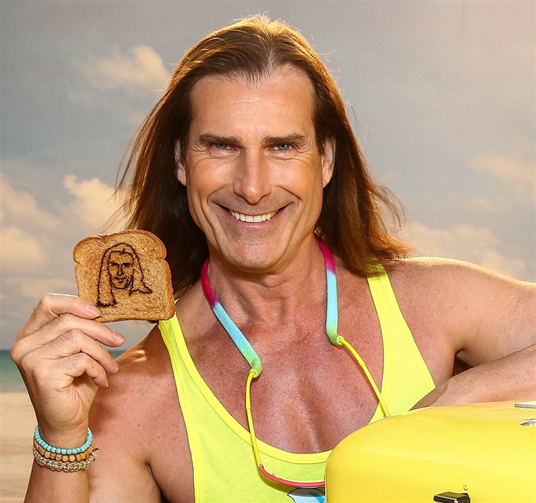 Fabio debuts I Can't Believe It's Not Butter toaster
