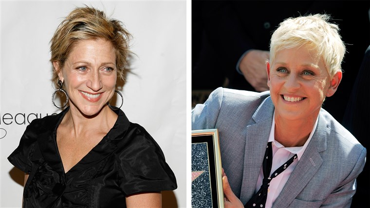 Slavný Doppelgangers: Ellen DeGeneres and Edie Falco