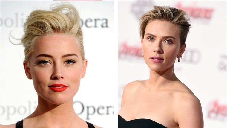Slavný Doppelgangers: Scarlett Johannson and Amber Heard