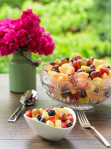 متألق fruit salad from Magnolia Days