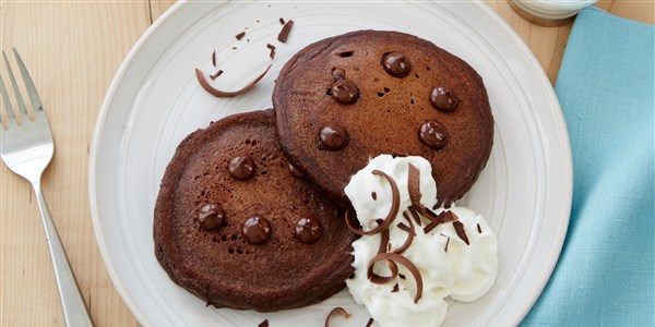 Dvojnásobek Chocolate Chip Pancakes
