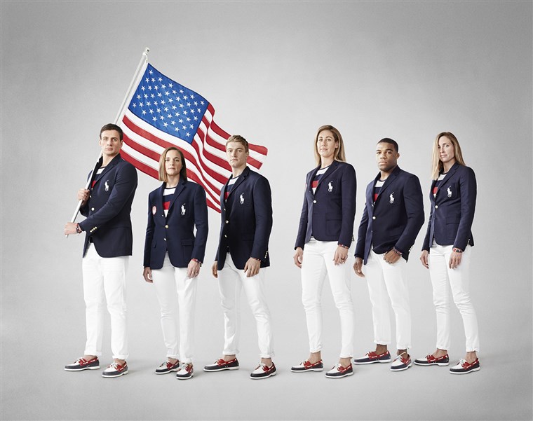 EIN look at the complete outfit that will be worn in Rio at the Opening Ceremony.