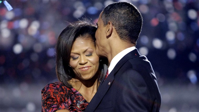 图片： Barack Obama, Michelle Obama
