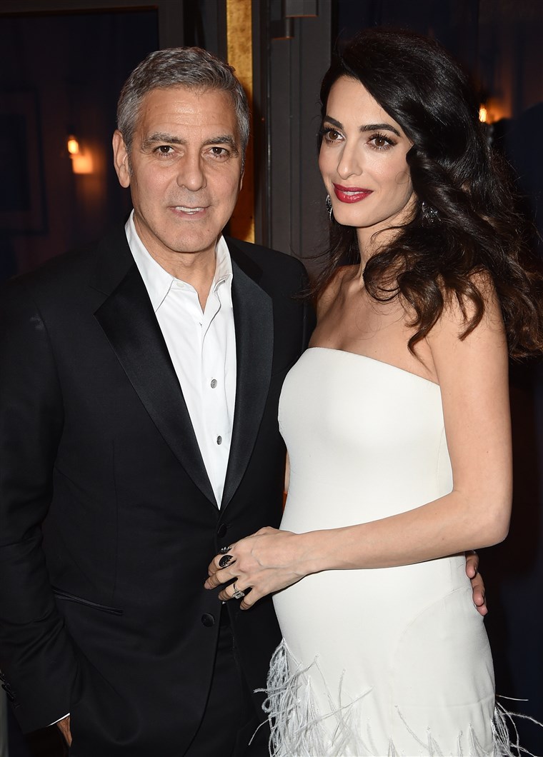 Jiří Clooney and Amal Clooney