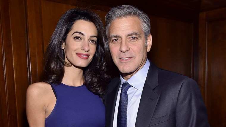 جورج Clooney and Amal Clooney
