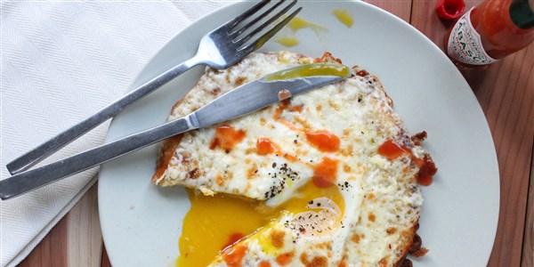 3-složka Breakfast Pizza Bianco