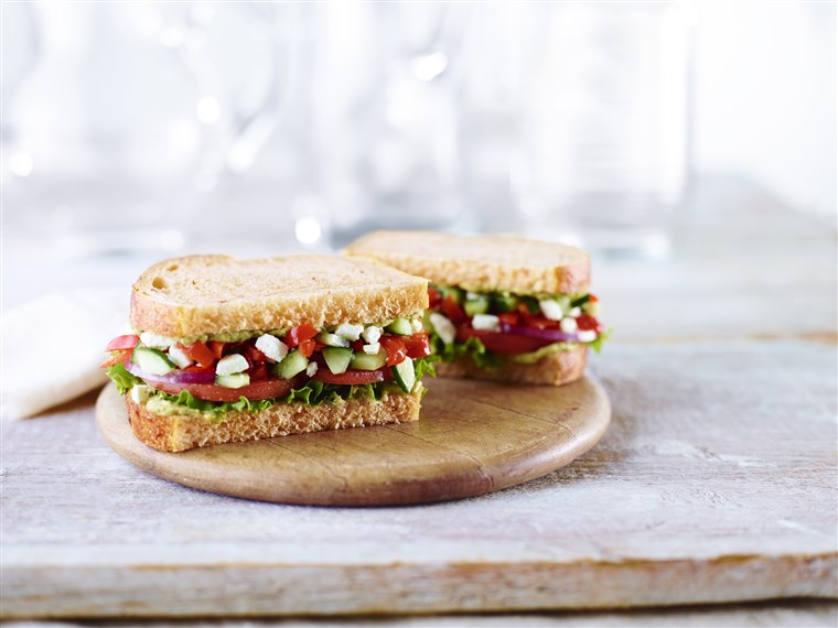 Mittelmeer- Veggie Sandwich