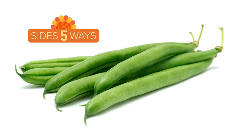 Zelená beans 5 ways