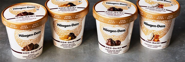 هاجان Dazs non-dairy ice cream