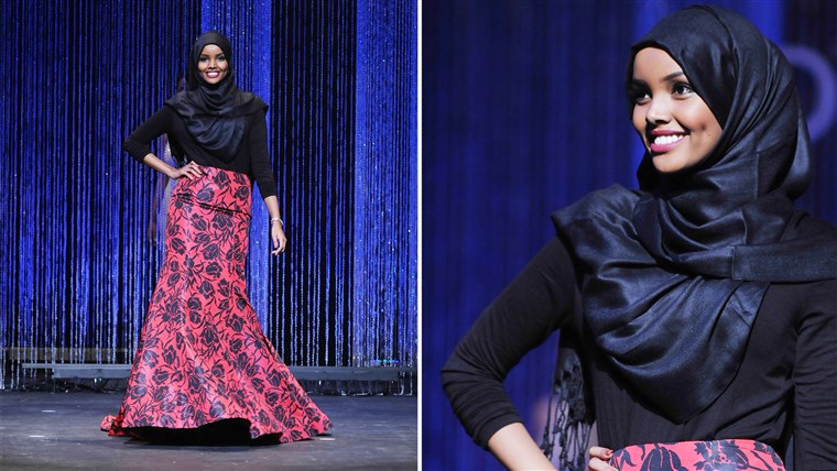 Халима Aden Competes in Hijab at Miss Minnesota USA Pageant