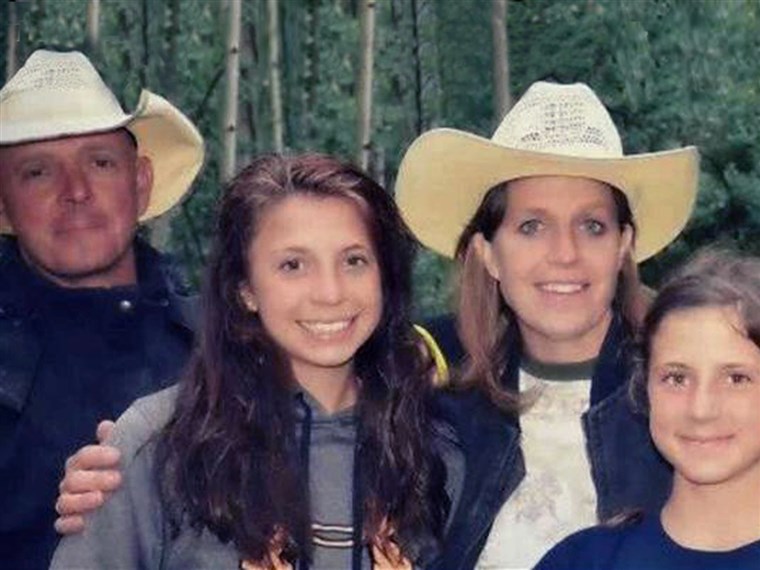 Schon seit losing her family (pictured) in the rockslide she survived, Gracie Johnson is living with an aunt and uncle in her small hometown. 