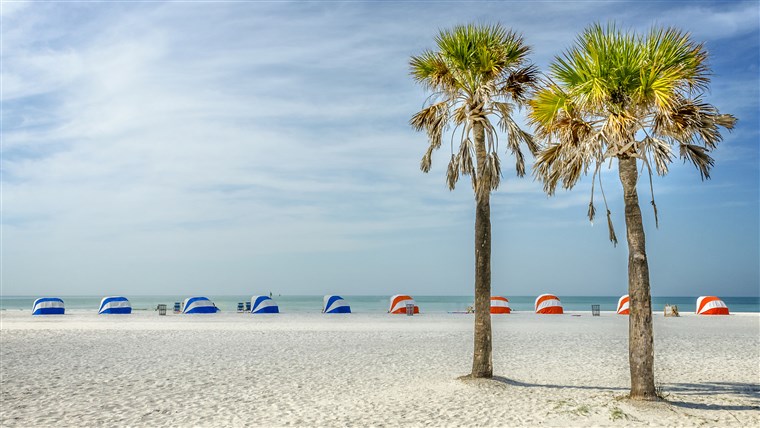 最好 US beaches: Clearwater Beach, Florida