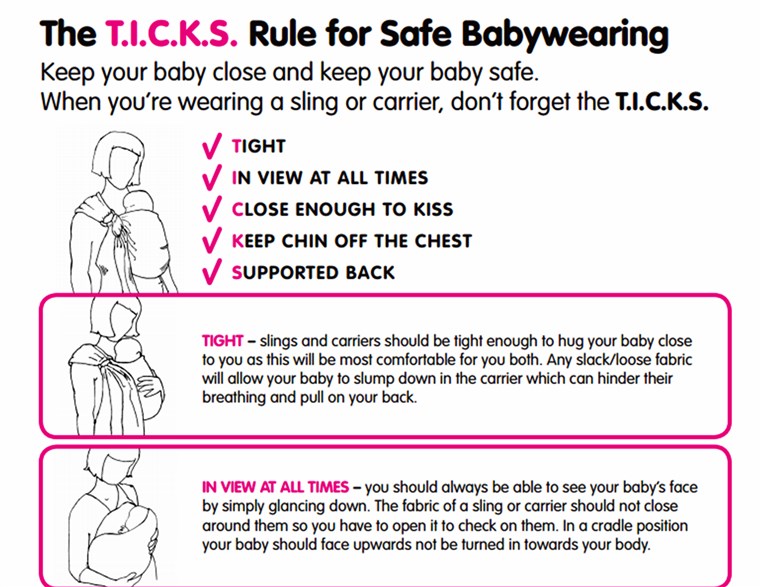 Baby wearing graphic