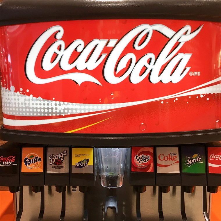 Koka Cola soft drink self serving vending machine