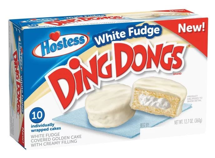 Bílý Fudge Ding Dongs