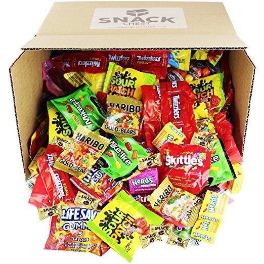 Twizzlers and more assorted candies for Halloween