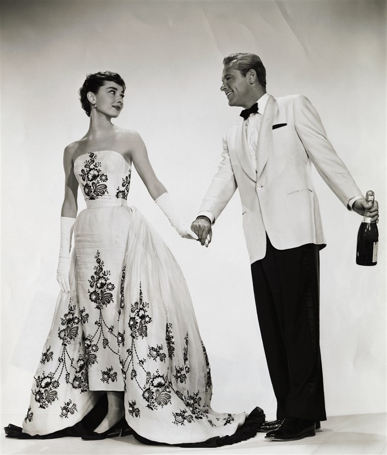 Одри Hepburn and William Holden in Sabrina
