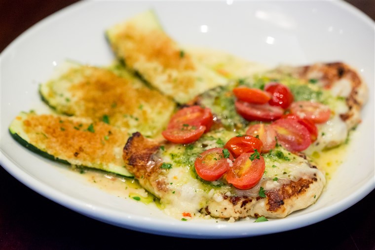 Kuře Margherita - part of Olive Garden's new lighter fare menu