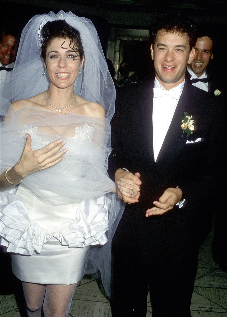 мъжко животно Hanks and Rita Wilson Wedding Reception