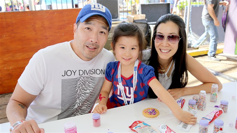 Lisa Ling, Paul Song and daughter Jett Ling Song