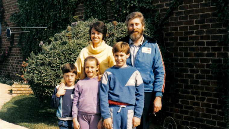 Das last picture taken of the Pistorius family before Martin’s illness. 